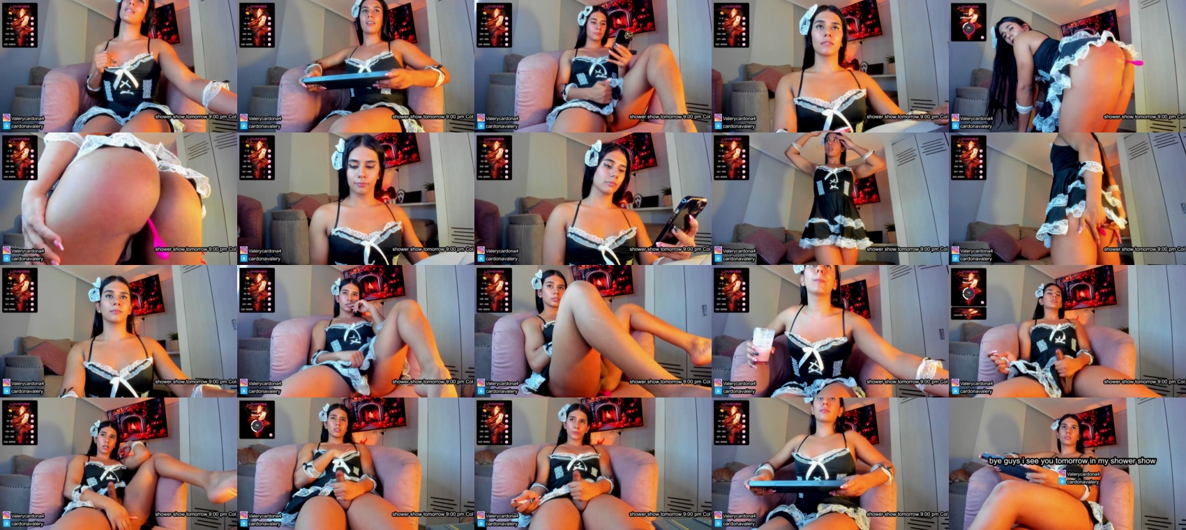 valerycardona4 sexy Webcam SHOW @ Chaturbate 26-10-2023