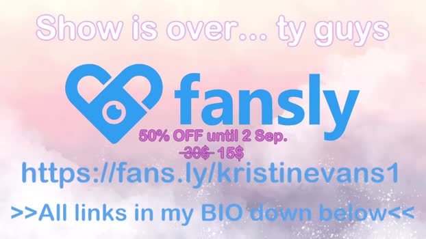 kristinevans Chaturbate 23-08-2024 Trans