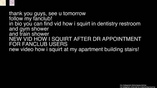 honey_sunshine Females Chaturbate 24-09-2024