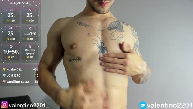 valentino2201 Chaturbate 09-10-2024 Males