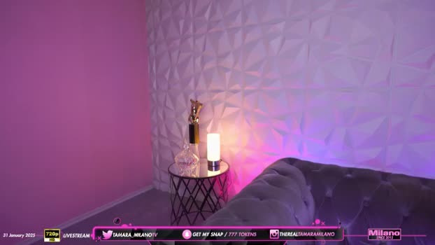 TamaraMilano MyFreeCams Female 31-01-2025