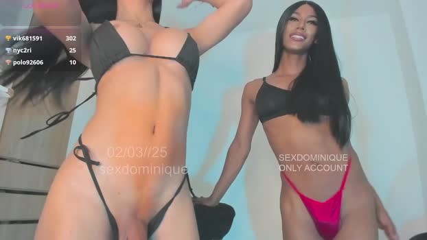 sexdominique tgirl Webcam SHOW @ Chaturbate 02-03-2025