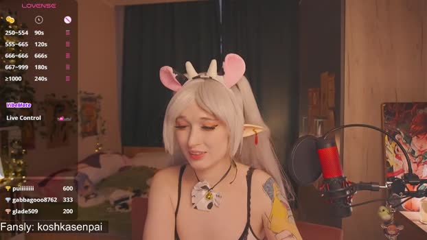 koshkasenpai moan Webcam SHOW @ Chaturbate 01-06-2025