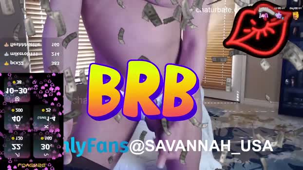 savannah_ts fingers Webcam SHOW @ Chaturbate 01-06-2025