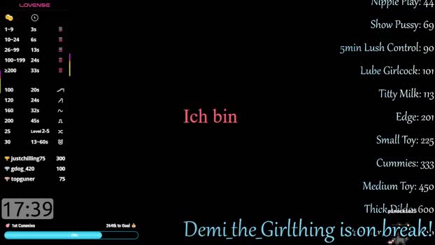 demi_the_girlthing hard Webcam SHOW @ Chaturbate 01-07-2025