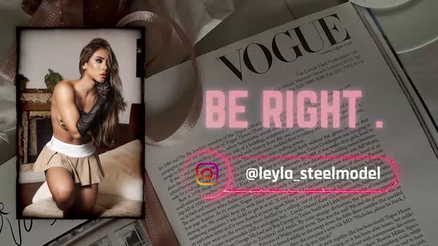 leyla_steel bigload Webcam SHOW @ Chaturbate 05-07-2025