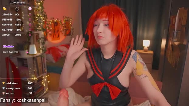 koshkasenpai wank Webcam SHOW @ Chaturbate 09-07-2025