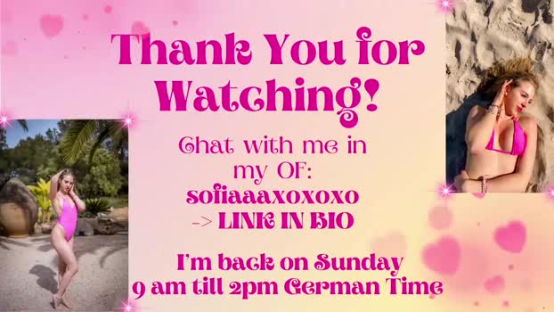 sofiaaaxoxoxo Chaturbate Female 07-11-2025