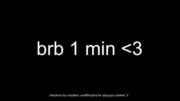cantfitmybra Chaturbate Female 31-12-2025