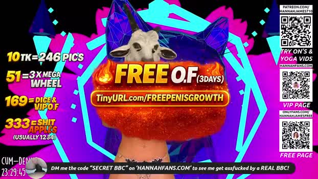 hannahjames710 Chaturbate Female 03-01-2026