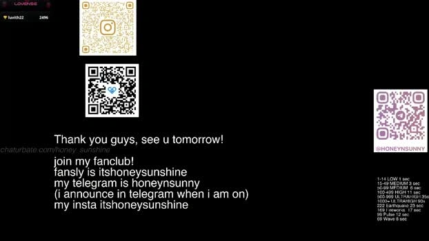honey_sunshine 27-04-2026 Cam Show Ass playtime