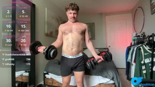 chadtitan 04-07-2026 Male Recording - Topless wank