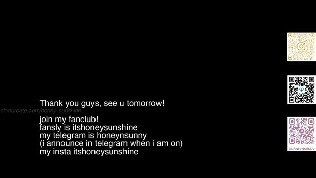 honey_sunshine 10-07-2026 Cam Show Wet spanking