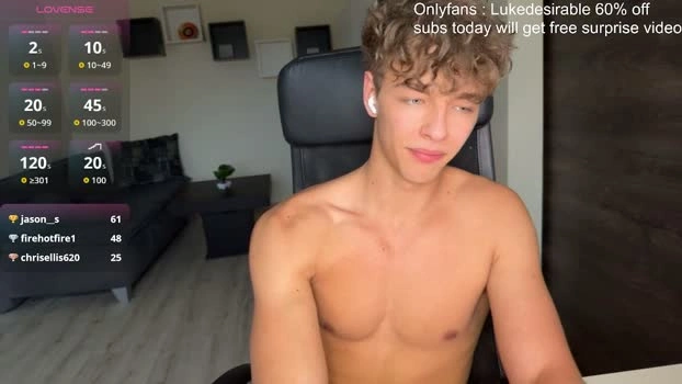 lukedesirable 22-07-2026 Male Recording - horny ass